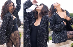 Mrunal Thakur turns up heat In Very racy black swimsuit at Cannes, Video goes viral